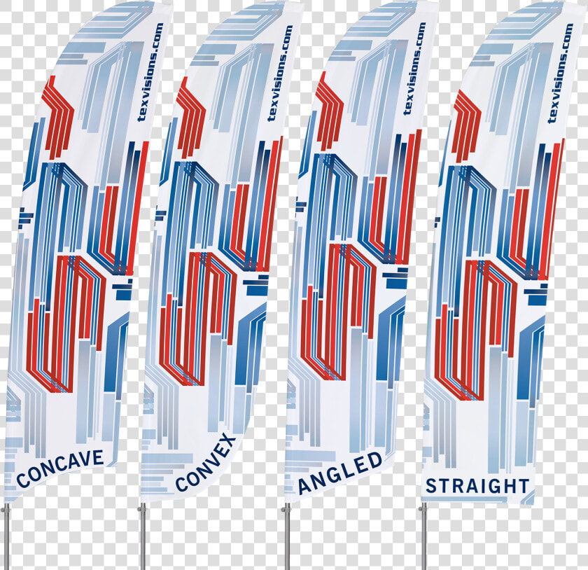 Bowflag® Flying Shapes Include Concave  Convex  Angled  HD Png DownloadTransparent PNG