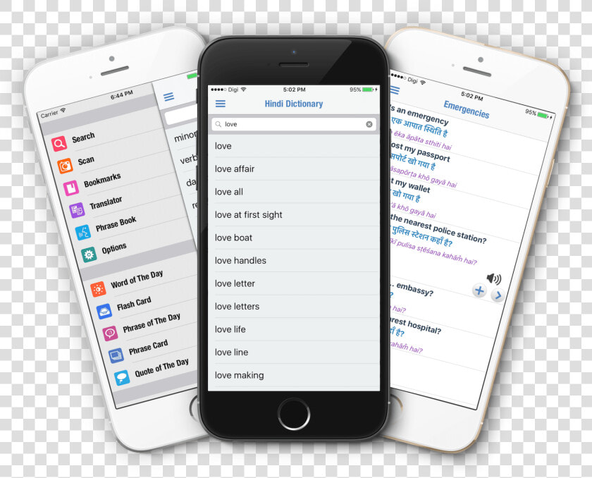 English Hindi Translator For Iphone  Ipad And Android   Smartphone Dictionary  HD Png DownloadTransparent PNG
