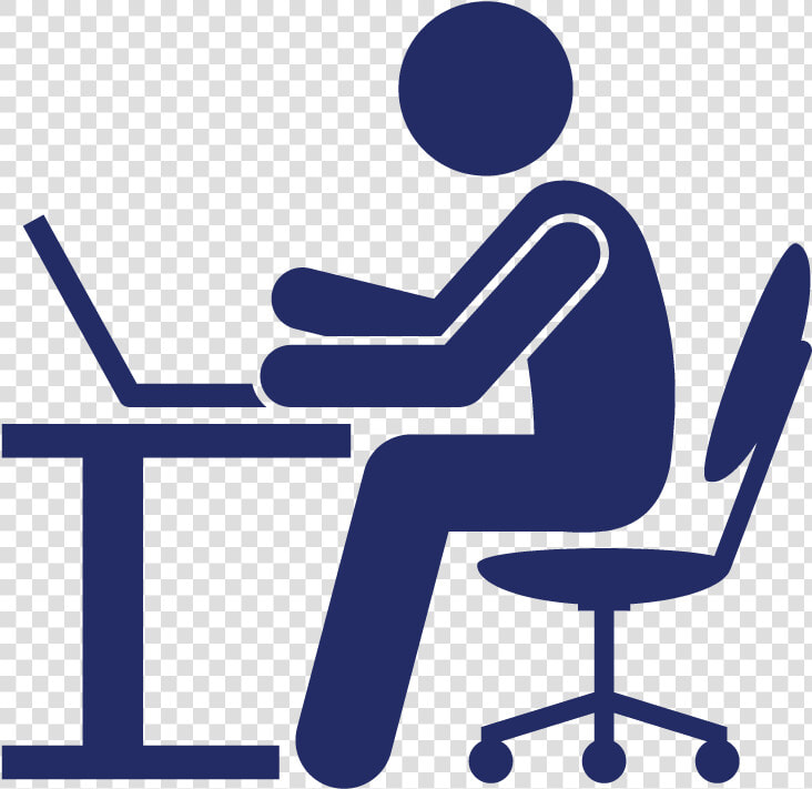 Videos Office Worker Icon   Blue Office Worker Icon Png  Transparent PngTransparent PNG