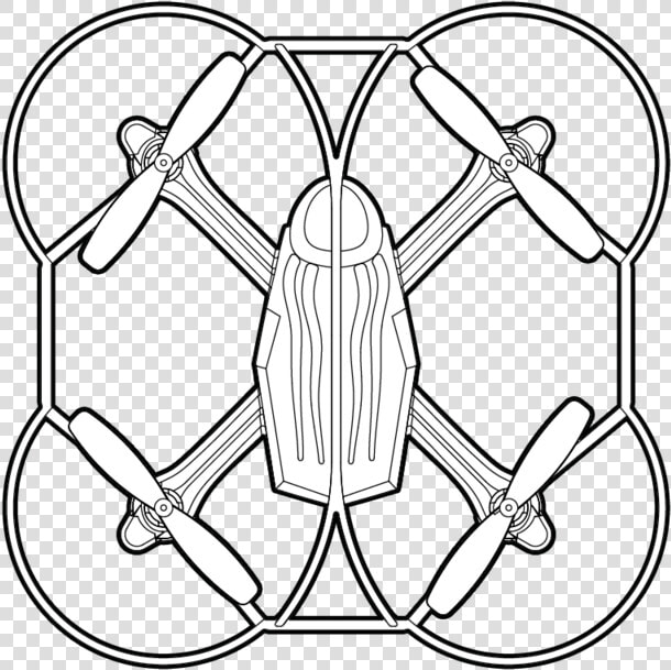 Drone Drawing Best   Technical Drawing  HD Png DownloadTransparent PNG