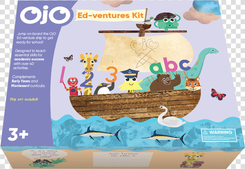 Ojo Ed ventures Kit  Learn With Ojo  Educational Toys    Illustration  HD Png DownloadTransparent PNG