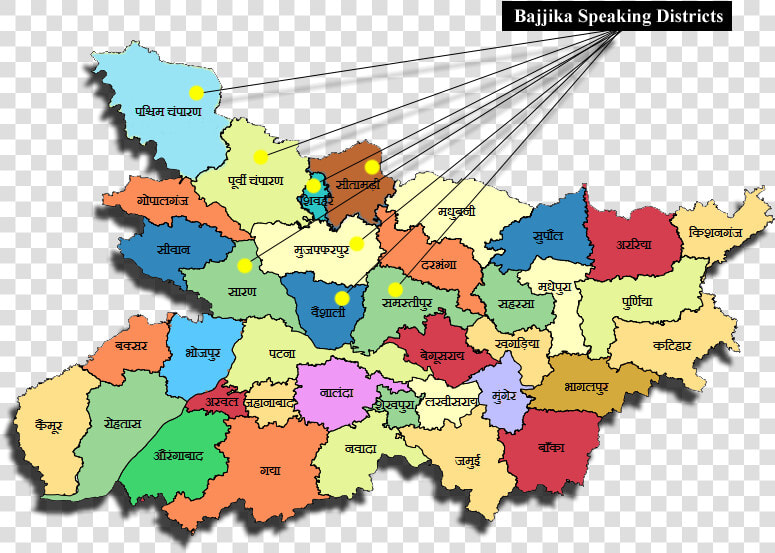 Bajjika Speaking Districts   Bhulekh Bihar  HD Png DownloadTransparent PNG