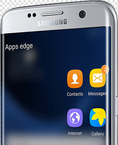 Apps Edge Panel Showing On Galaxy S7 Edge’s Edge Screen   Samsung Galaxy  HD Png DownloadTransparent PNG