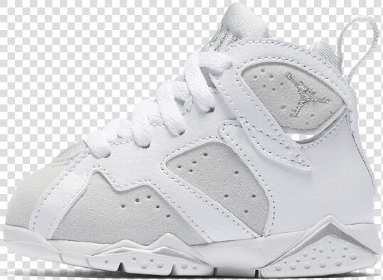 White Jordans Shoes For Baby Boy  HD Png DownloadTransparent PNG