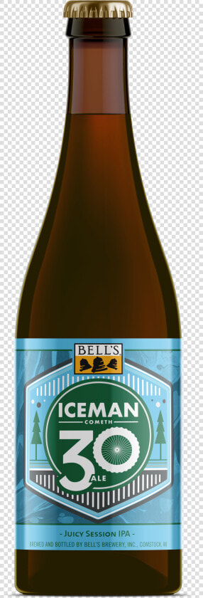 Bell S Iceman 30th Ale   Beer Bottle  HD Png DownloadTransparent PNG