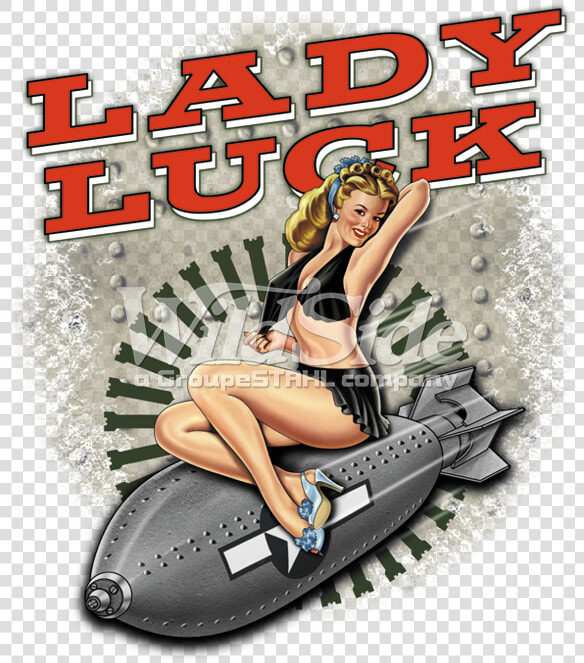 Transparent Pinup Girl Png   Lady Luck Pin Up Girl  Png DownloadTransparent PNG