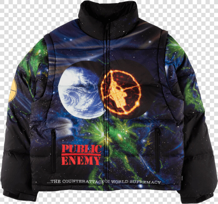 Supreme Udc Public Enemy Puffy Jacket Ss   Fear Of A Black Planet  HD Png DownloadTransparent PNG