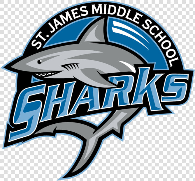 Sjm Shark Logo   St James Intermediate Logo  HD Png DownloadTransparent PNG