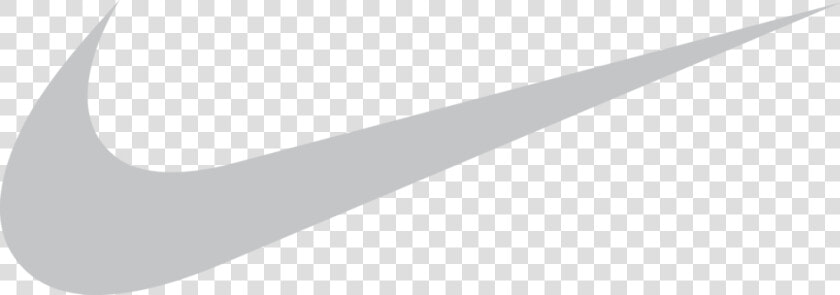 Transparent White Nike Swoosh Png   Nike Logo Grey Png  Png DownloadTransparent PNG