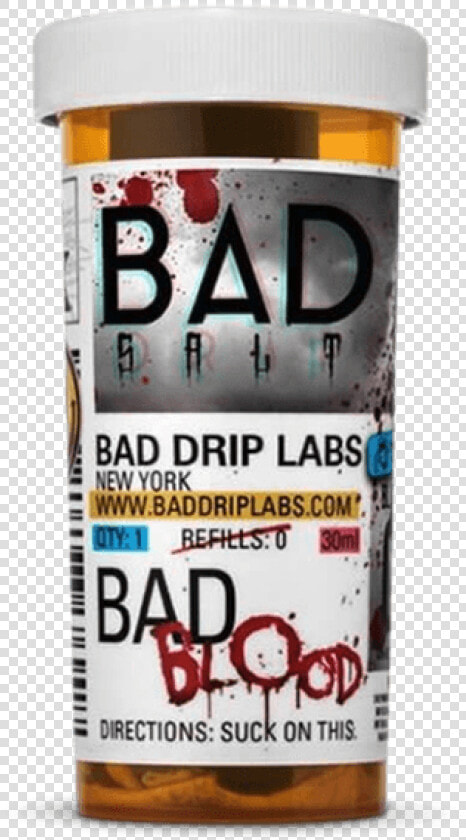 Bad Drip Bad Blood Nic Salt   Strawberry  HD Png DownloadTransparent PNG