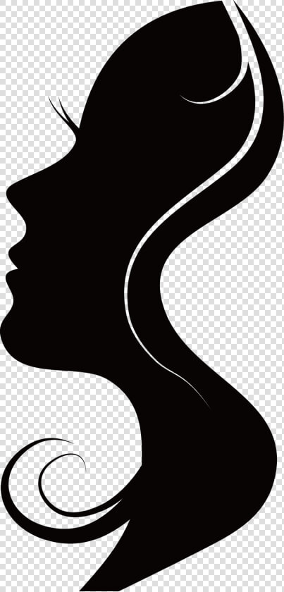 Silhouettes Woman Silhouette Free Frame Clipart   Woman Side Face Silhouette Vector  HD Png DownloadTransparent PNG