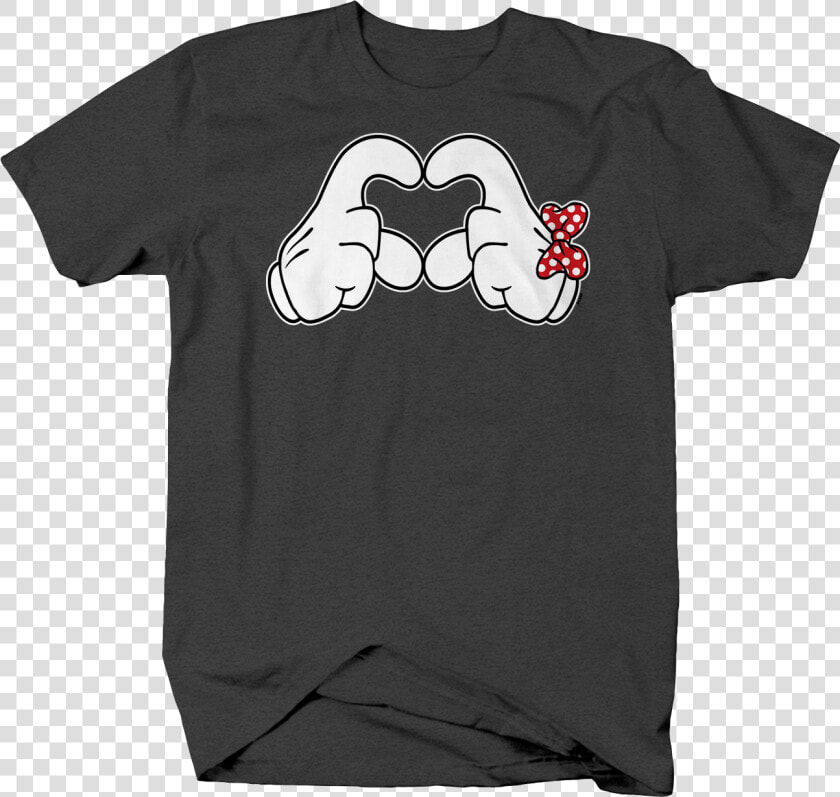 White Mouse Hand Holding Up Love Symbol Polka Dot Red   Mens Funny Breast Cancer Shirts  HD Png DownloadTransparent PNG