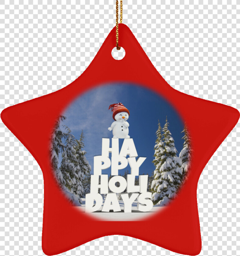 Crafted Ceramic Christmas Tree Ornament Snow Baby Happy   Northern Arizona In The Winter  HD Png DownloadTransparent PNG