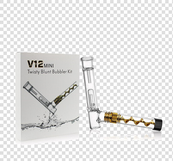 V12 Mini Twisty Blunt Bubbler Kit  HD Png DownloadTransparent PNG