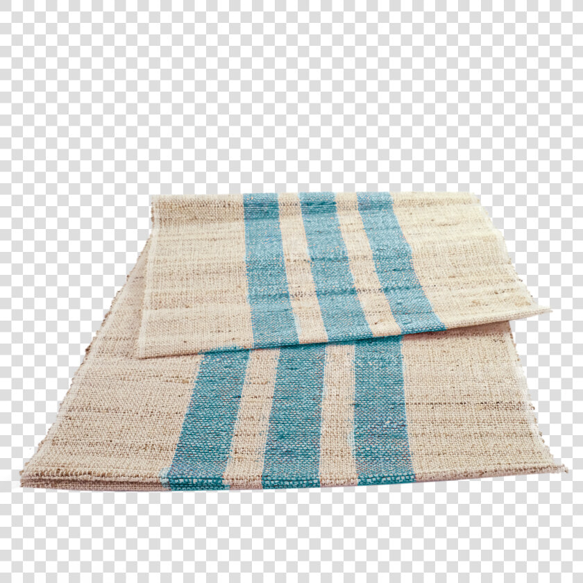 Runner  Jute Peacock Blue Stripe  HD Png DownloadTransparent PNG