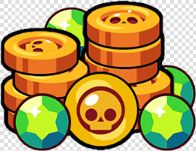  brawlstars  coins  gem  game   Brawl Stars Coins And Gems  HD Png DownloadTransparent PNG