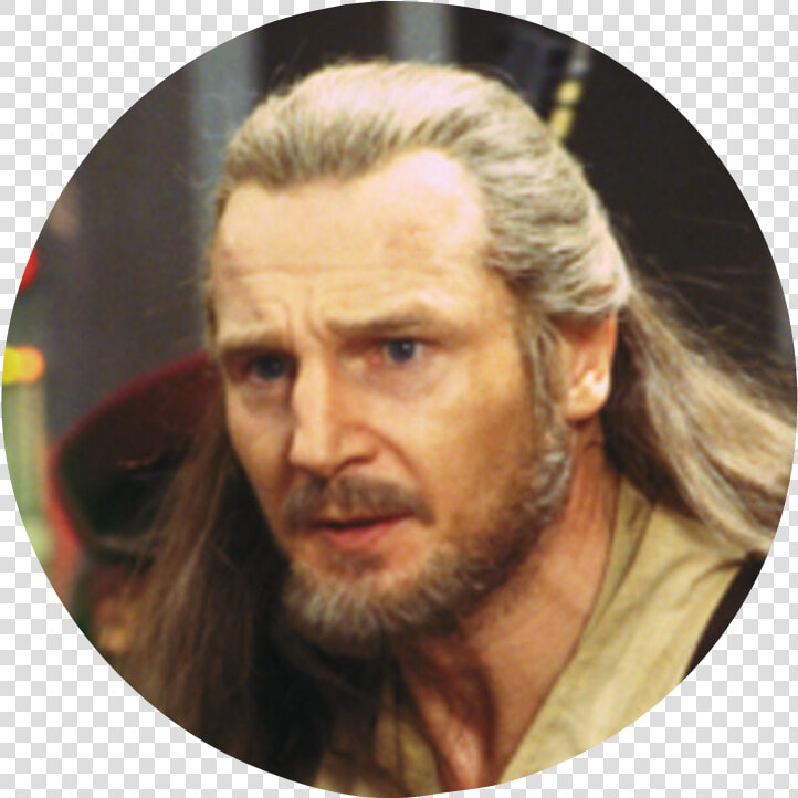 Liam Neeson Star Wars   Png Download   Phantom Menace  Transparent PngTransparent PNG