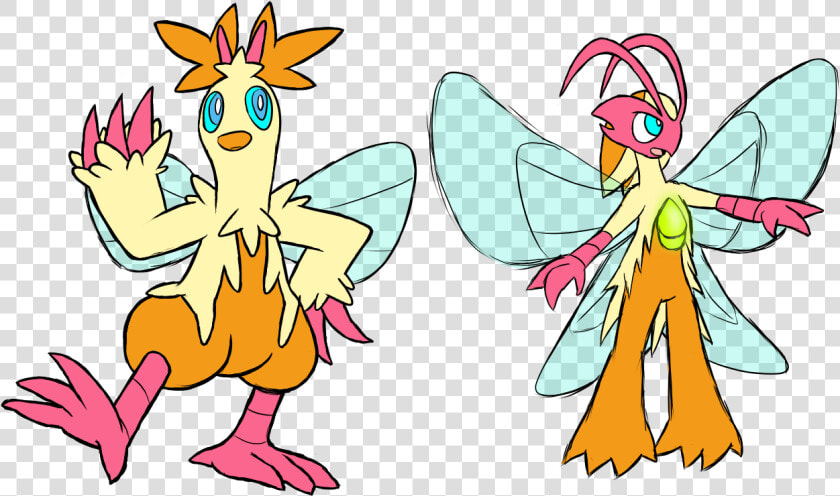 Alolan Combusken  amp  Blaziken   Cartoon  HD Png DownloadTransparent PNG