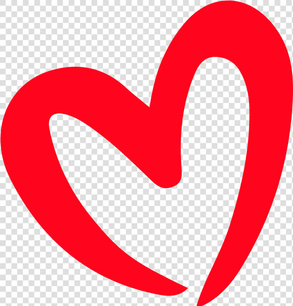 Brush Heart Png   Hand Drawn Transparent Heart Png  Png DownloadTransparent PNG