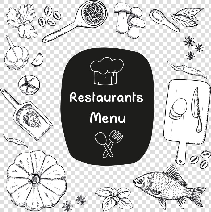 Transparent Bistro Clipart   Restaurant Menu Sketch  HD Png DownloadTransparent PNG