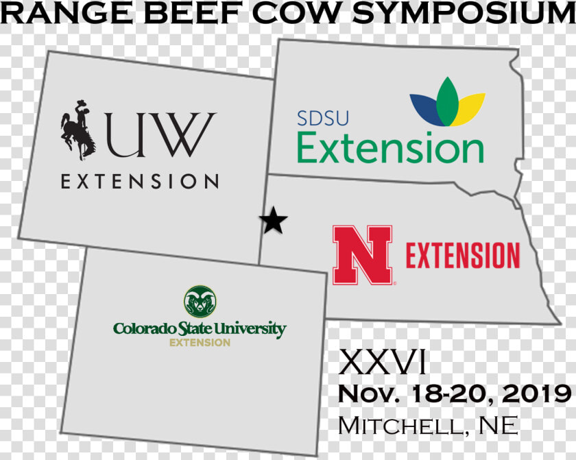 Graphic Showing 4 States Involved In Symposium   Colorado State University  HD Png DownloadTransparent PNG