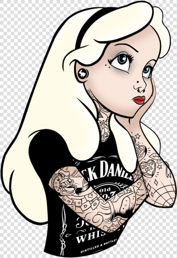 Pin By Lauren W On Alice In Wonderland   Princesse Disney Punk Rock  HD Png DownloadTransparent PNG