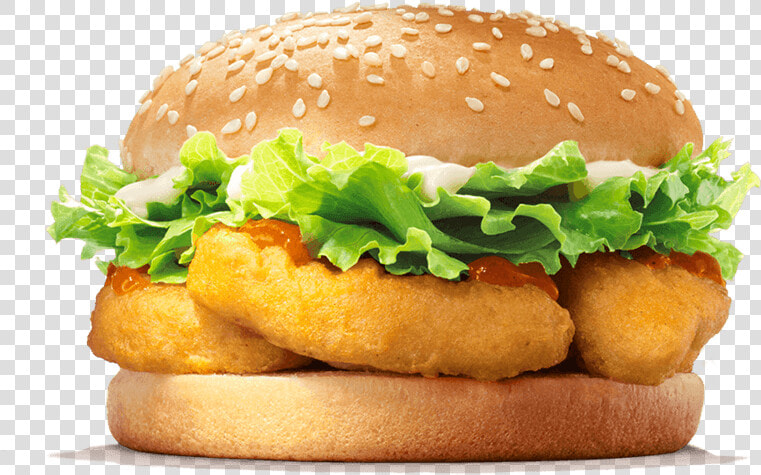 Chicken Nugget Burger  HD Png DownloadTransparent PNG