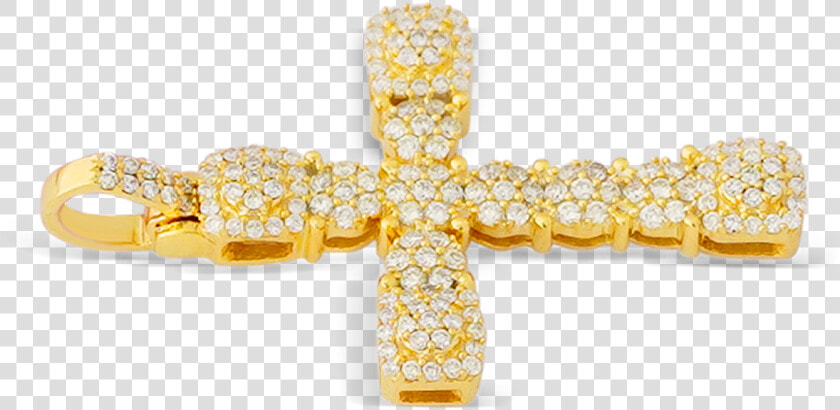 10k Yellow Gold Cross Pendant  HD Png DownloadTransparent PNG