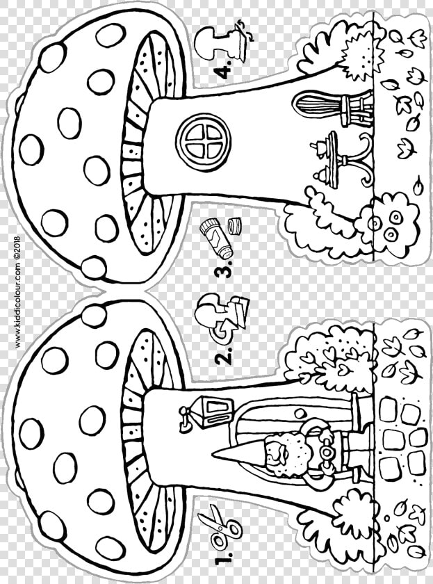 Make Your Own Toadstool Colouring Page Drawing Picture   Machine  HD Png DownloadTransparent PNG