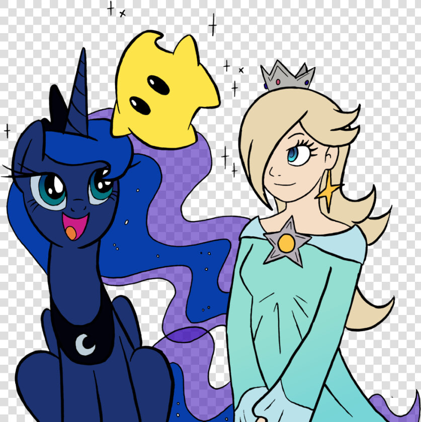 Absurd Res  Artist   Princess Luna And Rosalina  HD Png DownloadTransparent PNG