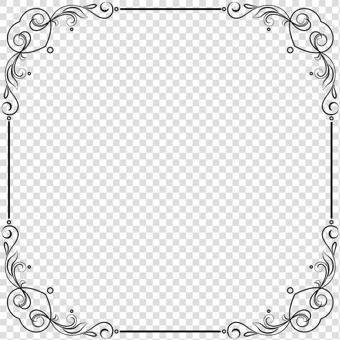 Download White Border Frame Png Free Download   Transparent Background Elegant Border  Png DownloadTransparent PNG