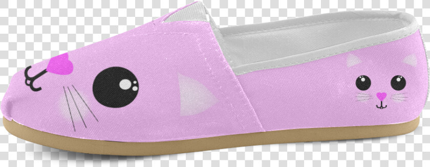 Kawaii Kitty Unisex Casual Shoes   Slip on Shoe  HD Png DownloadTransparent PNG