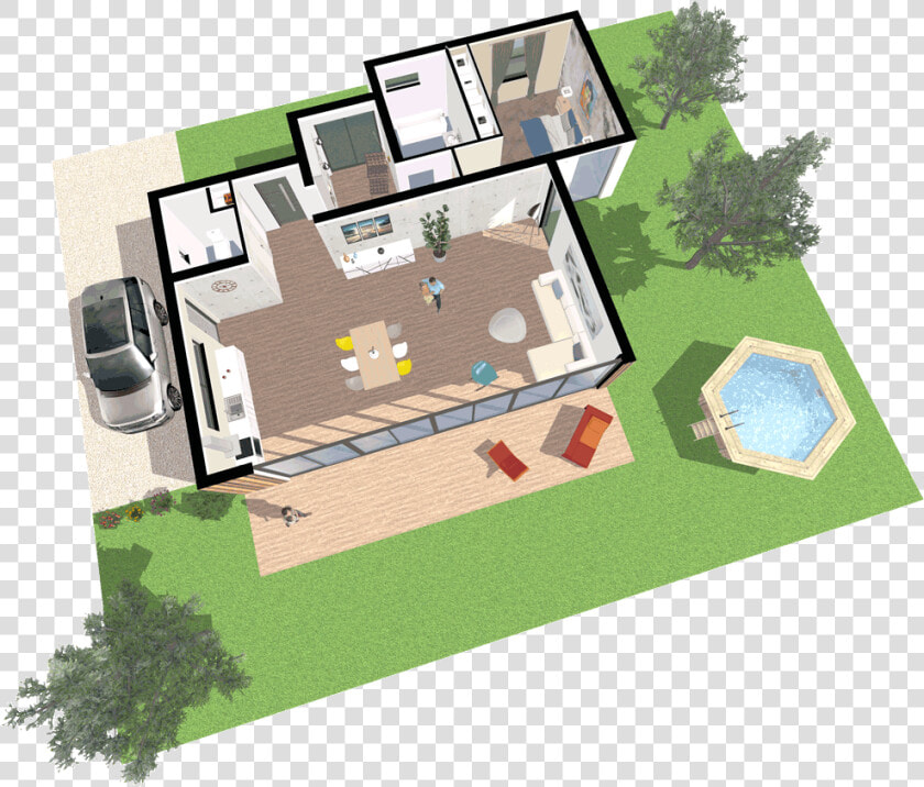 3d Floor Plan Made On Space Designer 3d   Floor Plan Design  HD Png DownloadTransparent PNG