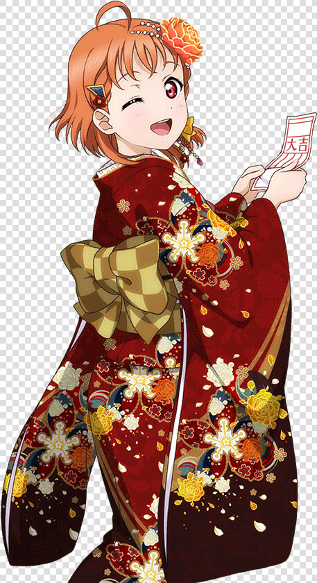 Love Live Sunshine Kimono Chicka Clipart   Png Download   Rin Y Chika Love Live  Transparent PngTransparent PNG