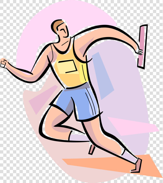 Vector Illustration Of Track And Field Athletic Sport   Track And Field Clipart  HD Png DownloadTransparent PNG