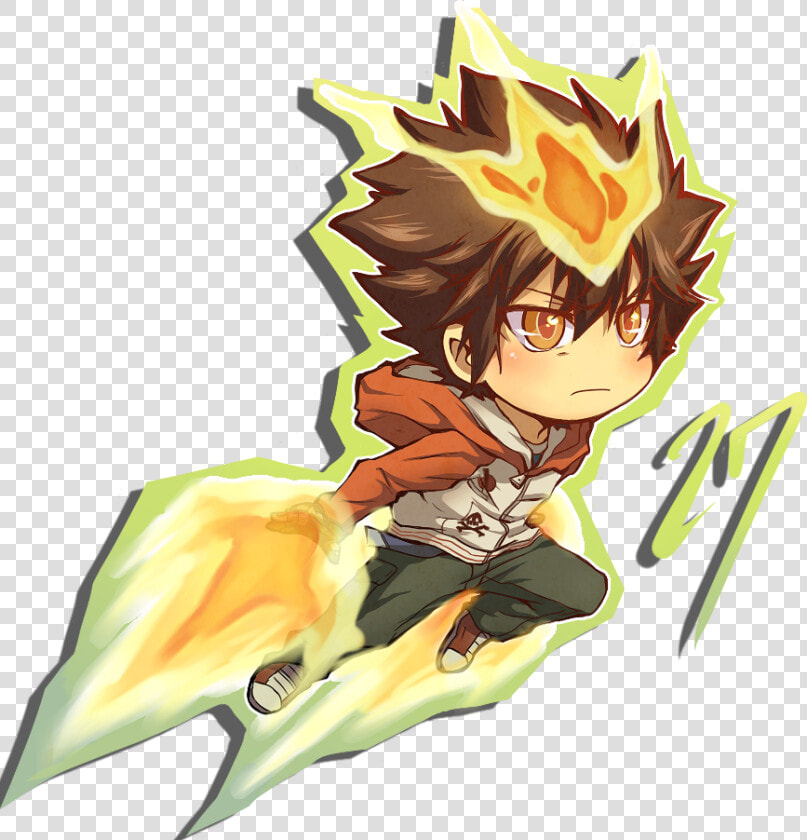 Hitman Reborn Chibi Tsuna  HD Png DownloadTransparent PNG