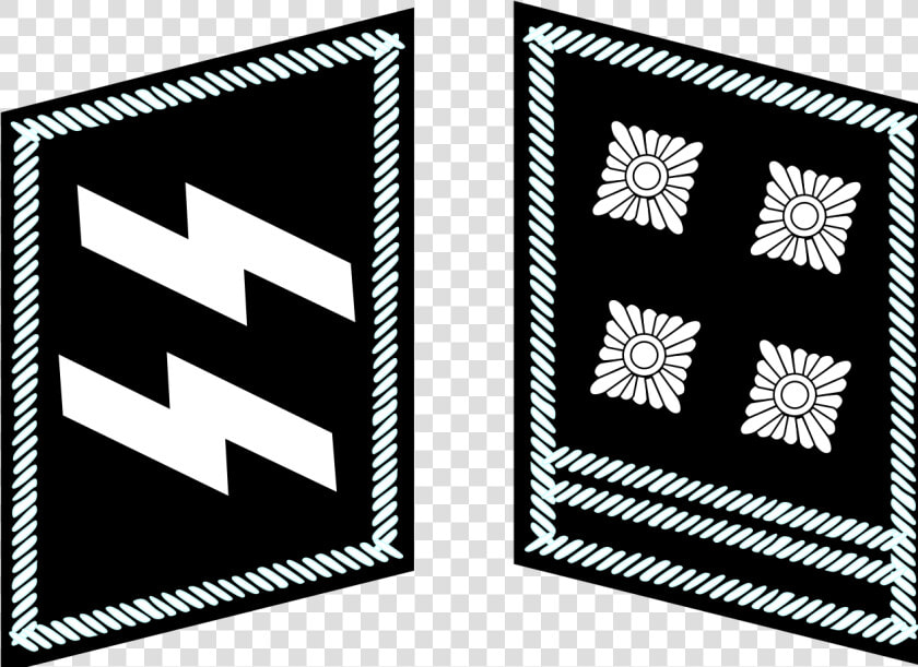 Nazi Collar Tabs Png   Ranks Insignia Ss  Transparent PngTransparent PNG