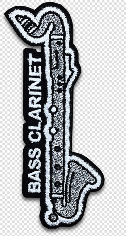 Bass Clarinet Instrument Patch   Bass Clarinet Letterman Patch  HD Png DownloadTransparent PNG