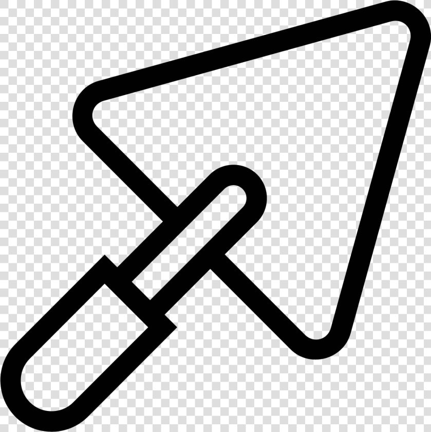 Construction Trowel Icon   Eddy Current Sensor By Maxwell Bridge  HD Png DownloadTransparent PNG