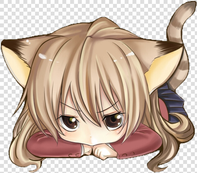 Taiga Aisaka Neko   Png Download   Taiga Aisaka Chibi Kawaii  Transparent PngTransparent PNG