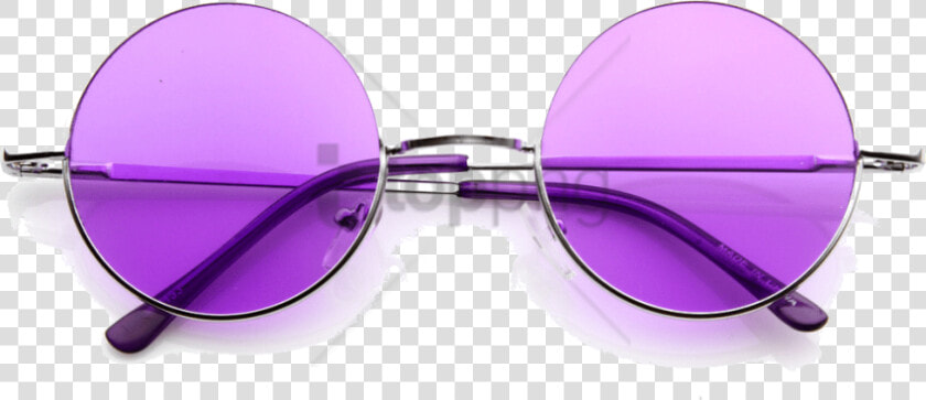 Circle Glasses Png   Circular Purple Glasses  Transparent PngTransparent PNG