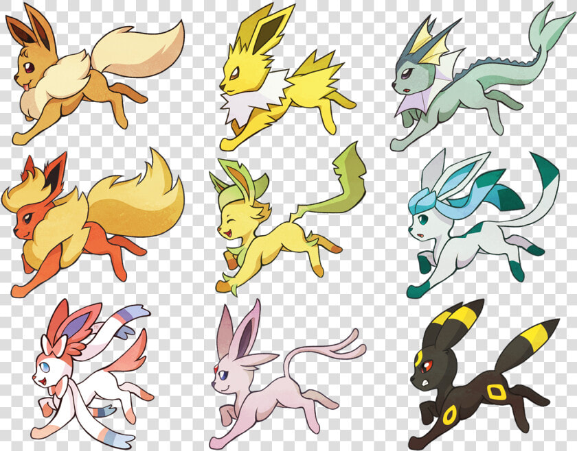 Eeveelutions  HD Png DownloadTransparent PNG