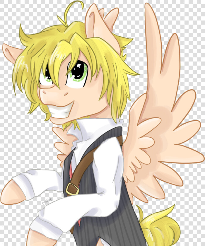 Coffee draws  Meliodas  Pegasus  Ponified  Pony  Safe    Cartoon  HD Png DownloadTransparent PNG