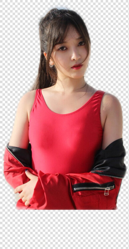 Transparent Chanmi Png   Aoa Good Luck Behind The Scenes  Png DownloadTransparent PNG