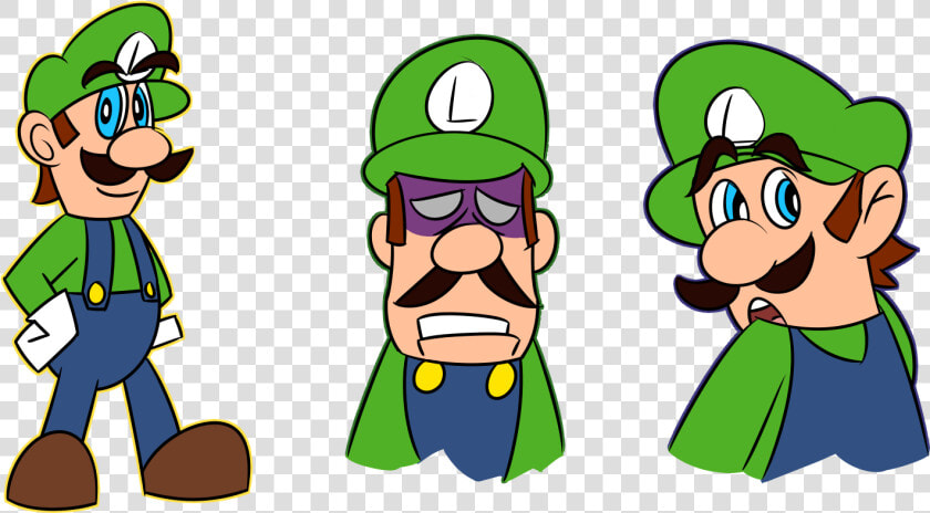 Luigi Sketches   Cartoon  HD Png DownloadTransparent PNG