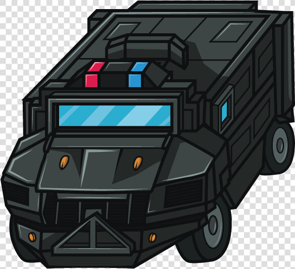 A Swat Team Truck Vector Done For A Client S App Game   Trailer Truck  HD Png DownloadTransparent PNG