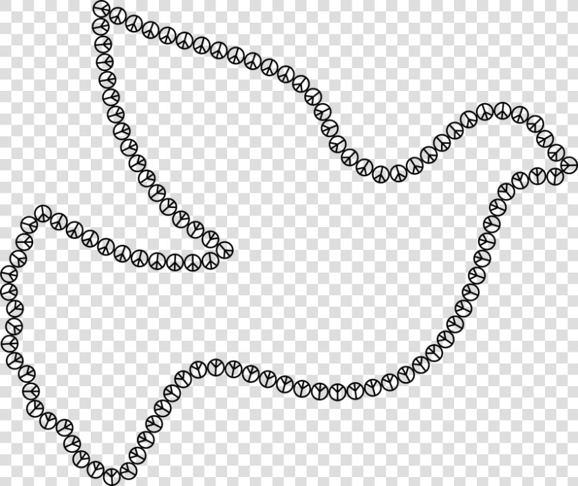 Transparent White Peace Sign Png   Peace Sign Dove  Png DownloadTransparent PNG