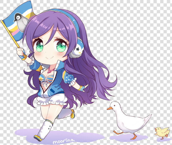 Anime Girl  Beautiful  And Chibi Image   Love Live Nozomi Chibi  HD Png DownloadTransparent PNG