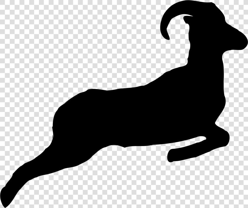 Animal  Nature  Chamois  Sheep  Silhouette  Jump   Ram Silhouette Png  Transparent PngTransparent PNG