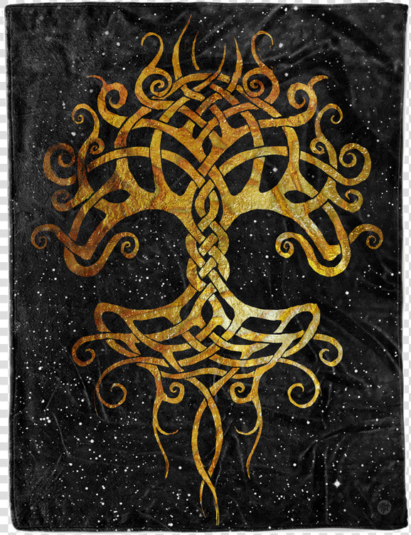 Blanket Adult   Premium Sherpa Yggdrasil Blanket Yggdrasil   Motif  HD Png DownloadTransparent PNG